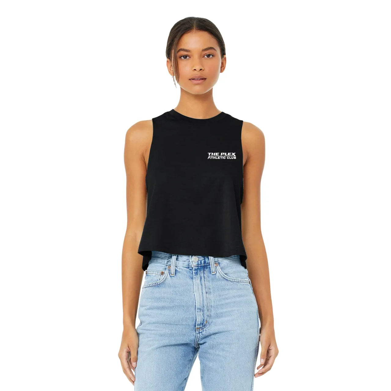 Ladies Racerback Cropped Tank